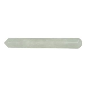 bâton de massage en quartz blanc