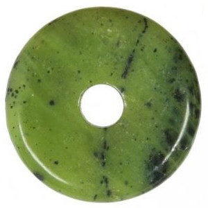 photo d'un donut en pierre de jade