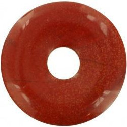 Photo d'un donut en pierre de jaspe rouge
