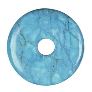 Photo d'un donut en pierre de turquoise