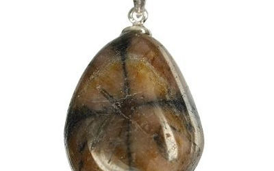 Pendentif chiastolite