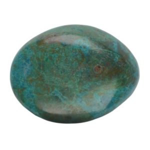 Photo d'une pierre roulée chrysocolle