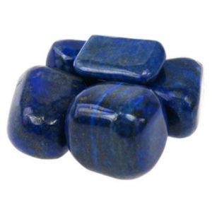 Photo de pierres roulées en lapis lazuli