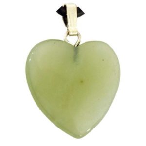 pendentif coeur jade