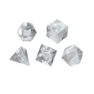 solides de platon cristal de roche