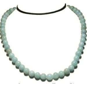 Collier perles 8 mm amazonite