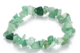 Bracelet baroque aventurine verte