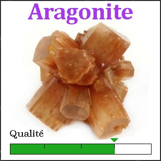 Aragonite | pierres brutes de lithothérapie - Lune Magique