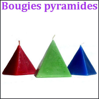 Bougies pyramides