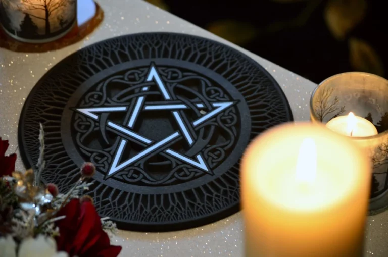 pentacle d'autel wicca