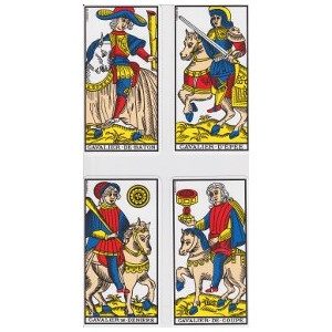 Les cavaliers tarot de Marseille