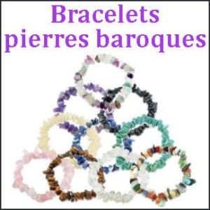 Bracelets pierres baroques