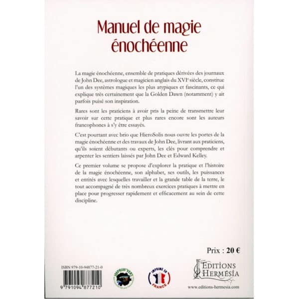 Manuel Pratique de Magie Énochéenne – Volume 1 – Image 2