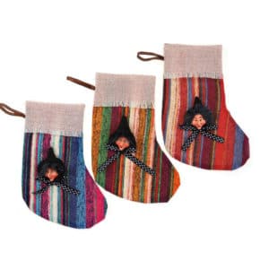 Chaussette tête de sorcière