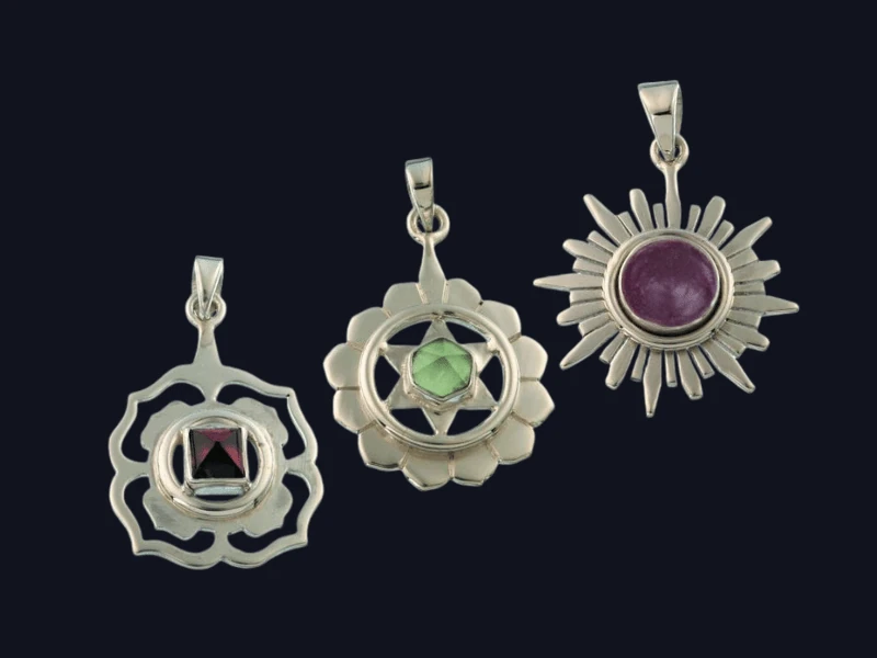 Bijoux chakras Bijoux symbolisant les 7 chakras