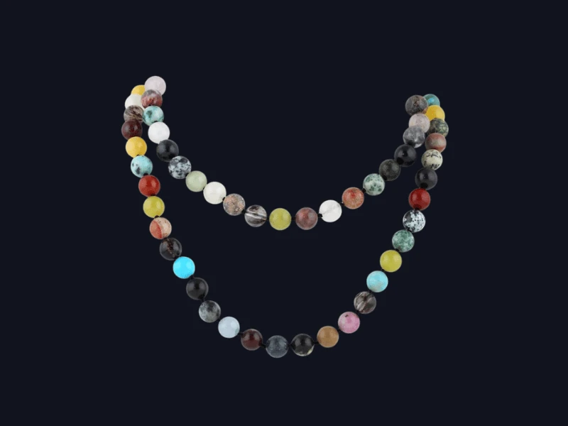 colliers perles Colliers perles en pierre