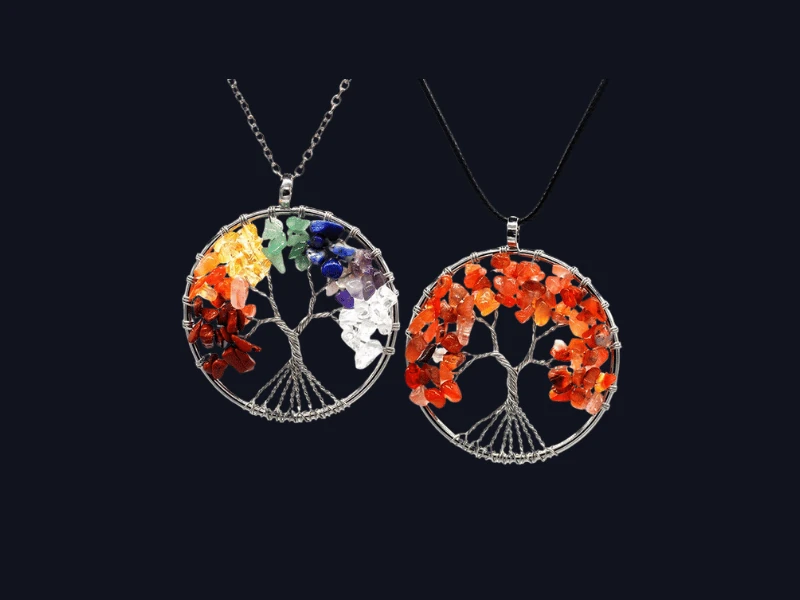 Pendentifs arbres de vie Pendentifs arbres de vie en pierre