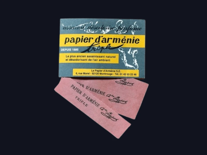 Papier d'Arménie en carnet