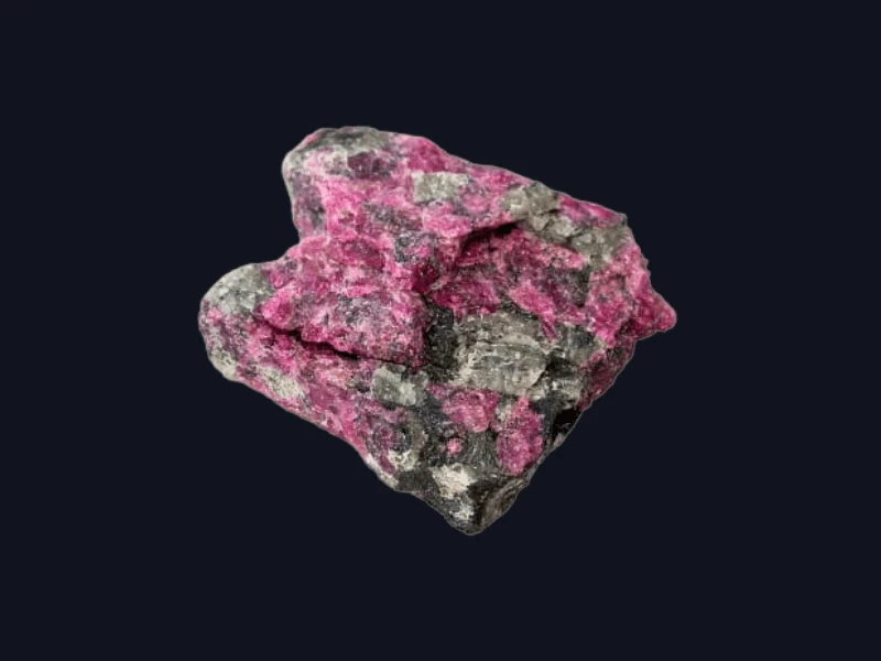 Minéraux en eudialyte naturels