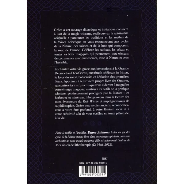 Au coeur de la wicca éclectique verso Au cœur de la Wicca éclectique – Initiez-vous à une magie naturelle et libératrice