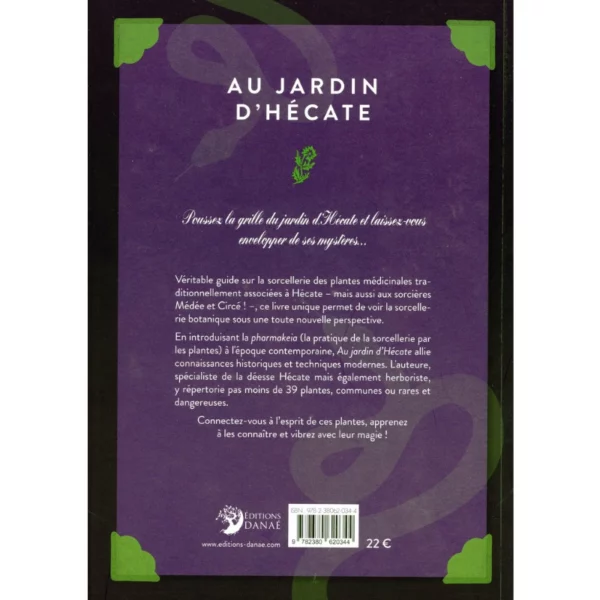 Au jardin d'hécate verso Au jardin d'Hécate – Mystères et sorcellerie de l'esprit des plantes