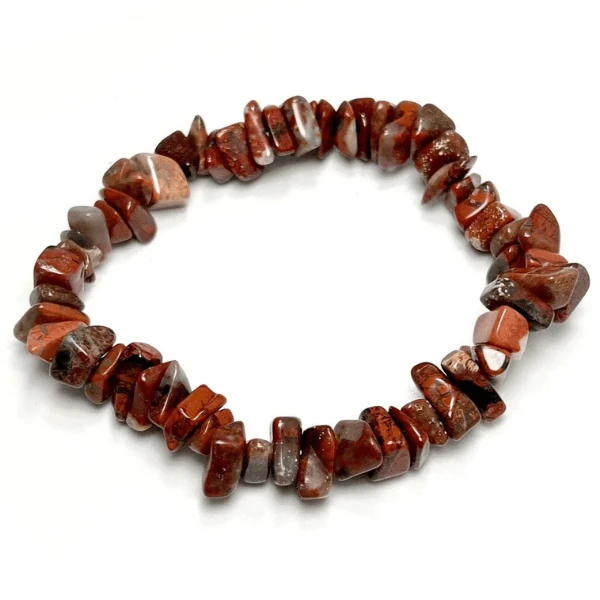 bracelet baroque jaspe bréchiforme Bracelet baroque en pierre de jaspe bréchiforme