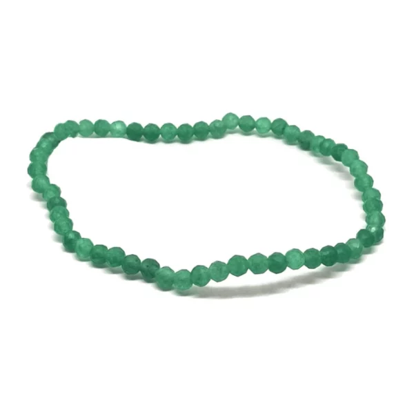 bracelet facettes aventurine verte Bracelet facettes en aventurine verte naturel